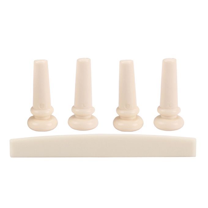 Replacement Acoustic Bass Guitar Bridge Pins Saddle For Music Lover