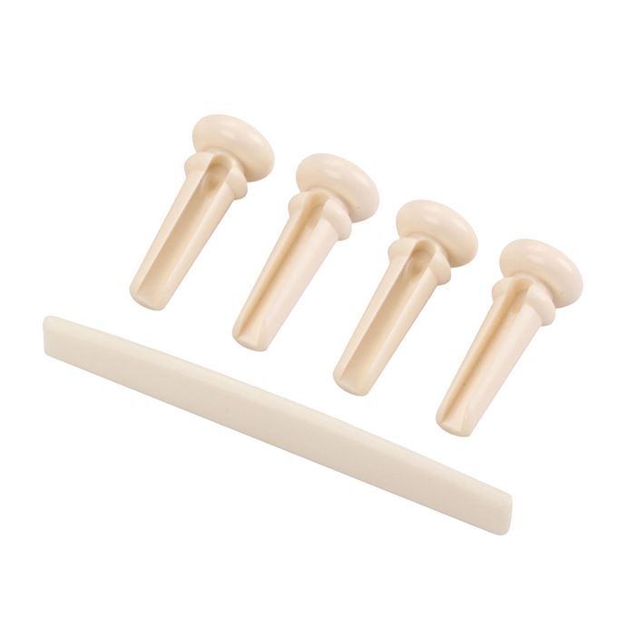 Replacement Acoustic Bass Guitar Bridge Pins Saddle For Music Lover
