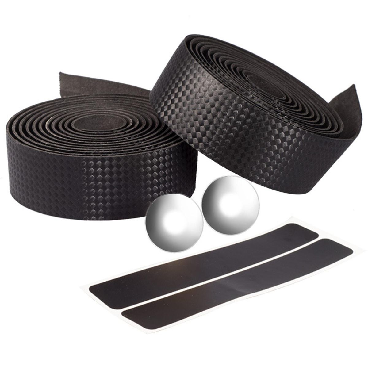 1 Set Bike Handle Wrap Comfortable Ride Bicycle Handlebar Tape Black