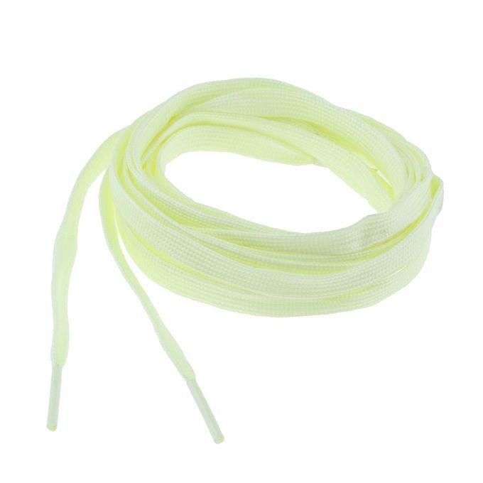 Noctilucent Bootlace Fluorescent Braided Shoe Lace For Skates Yellow