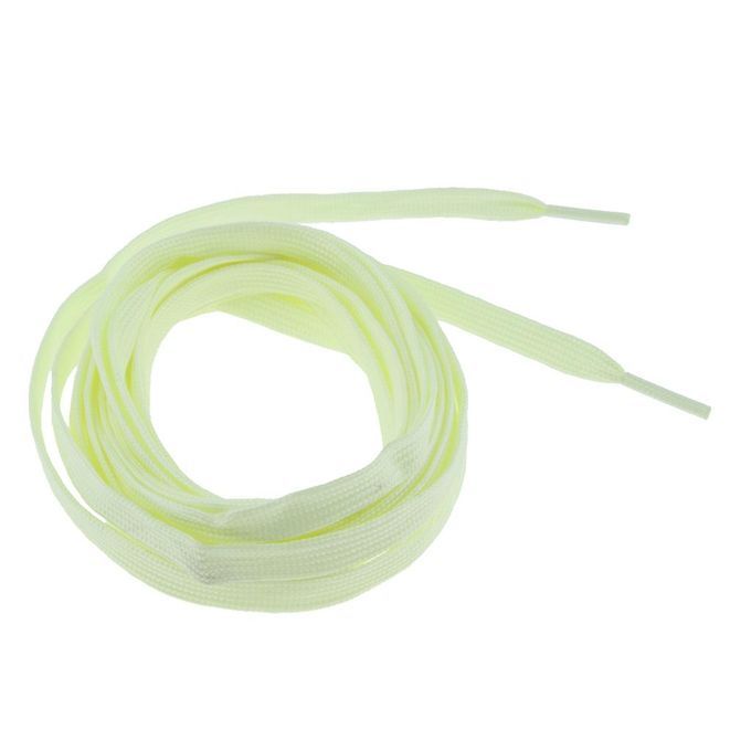 Noctilucent Bootlace Fluorescent Braided Shoe Lace For Skates Yellow