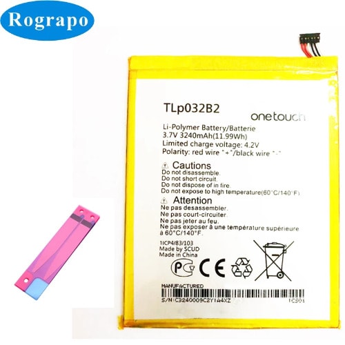 Replacement Battery For Alcatel Onetouch Pop 7  Tlp032b2