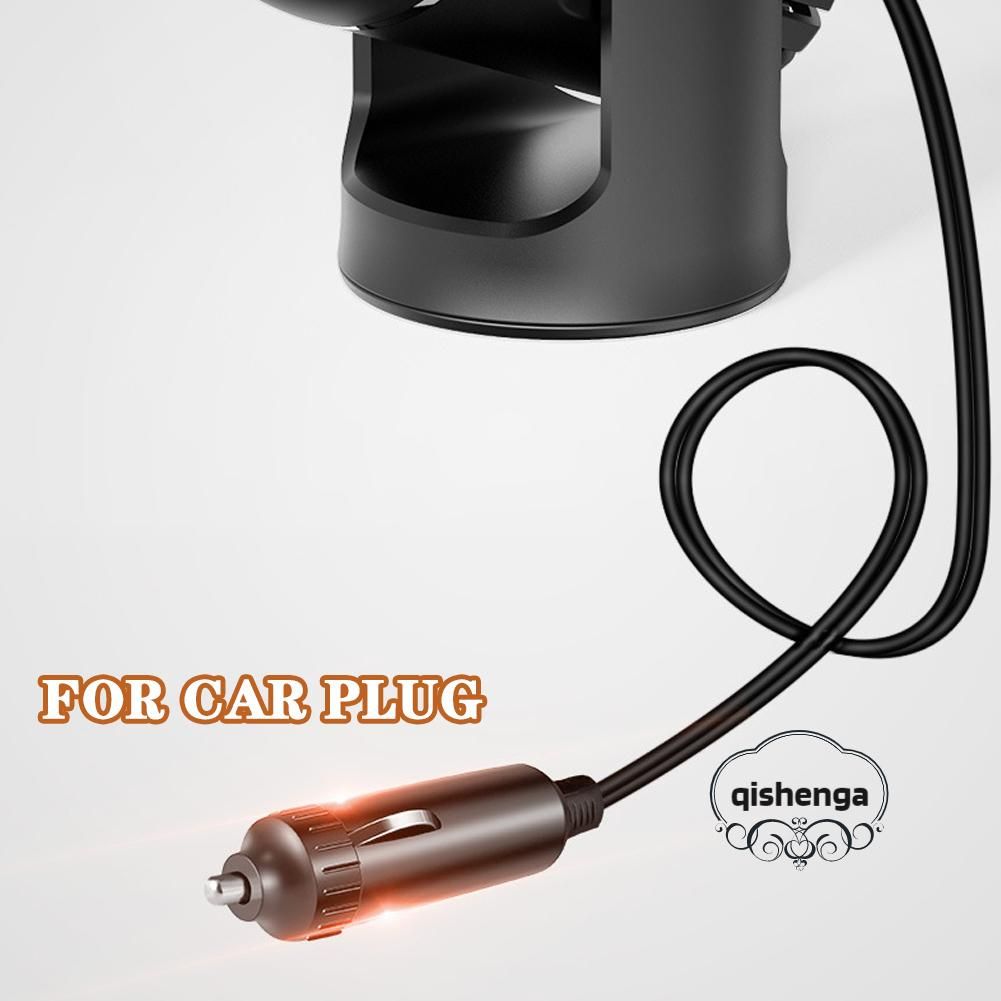 12V Car Heating Fan 360° Rotatable Car Heating Cooling Fan