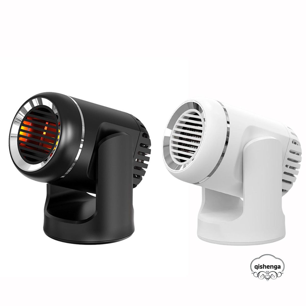 12V Car Heating Fan 360° Rotatable Car Heating Cooling Fan