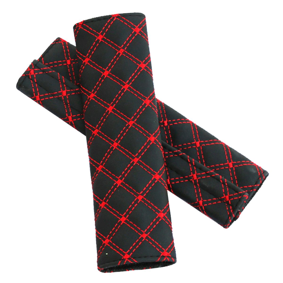 1 Pair Seat Belt Pad Seat Belt Shoulder Cushion Red