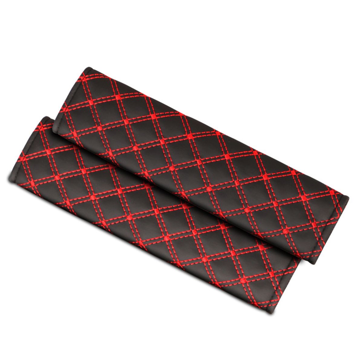 1 Pair Seat Belt Pad Seat Belt Shoulder Cushion Red