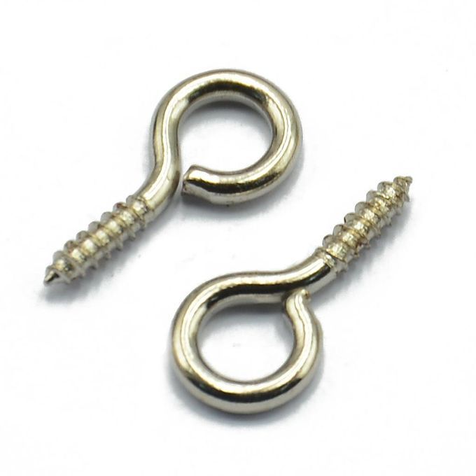100pcs Screw Eyes Pin Findings For Clay Jewelry Mini Corked Bottle