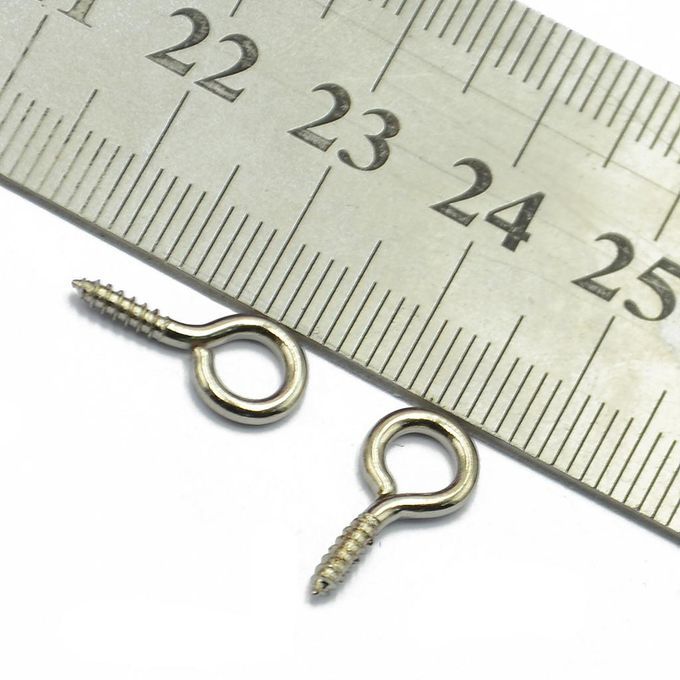 100pcs Screw Eyes Pin Findings For Clay Jewelry Mini Corked Bottle