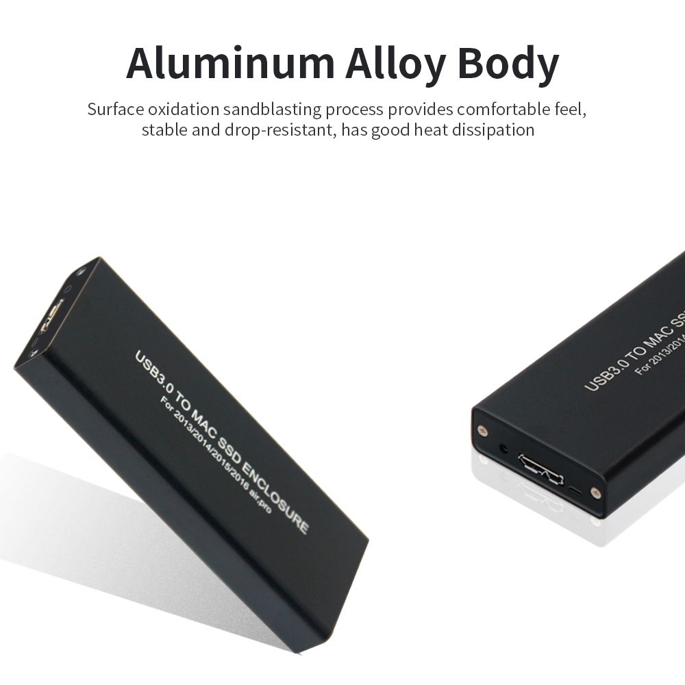 USB3.0 To Mac SSD Enclosure USB3.0 Aluminum Alloy SSD