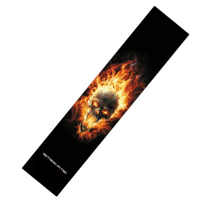 Fire Skull Longboard Skateboard Grip Tape Griptape Sheet Skull