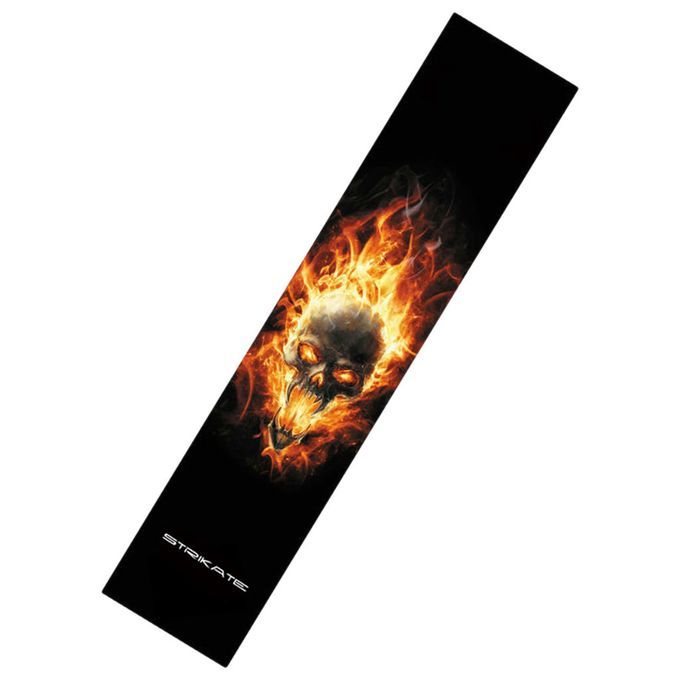 Fire Skull Longboard Skateboard Grip Tape Griptape Sheet Skull