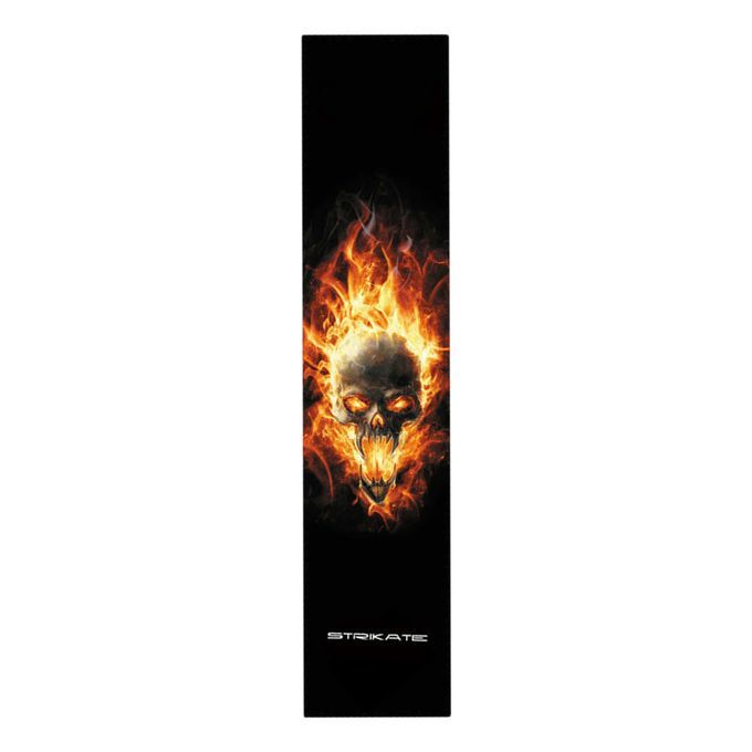 Fire Skull Longboard Skateboard Grip Tape Griptape Sheet Skull