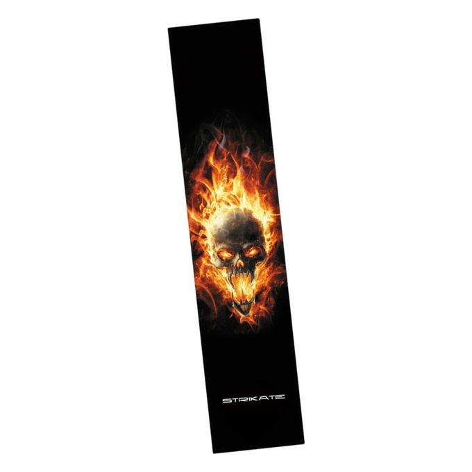 Fire Skull Longboard Skateboard Grip Tape Griptape Sheet Skull