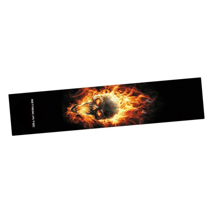 Fire Skull Longboard Skateboard Grip Tape Griptape Sheet Skull