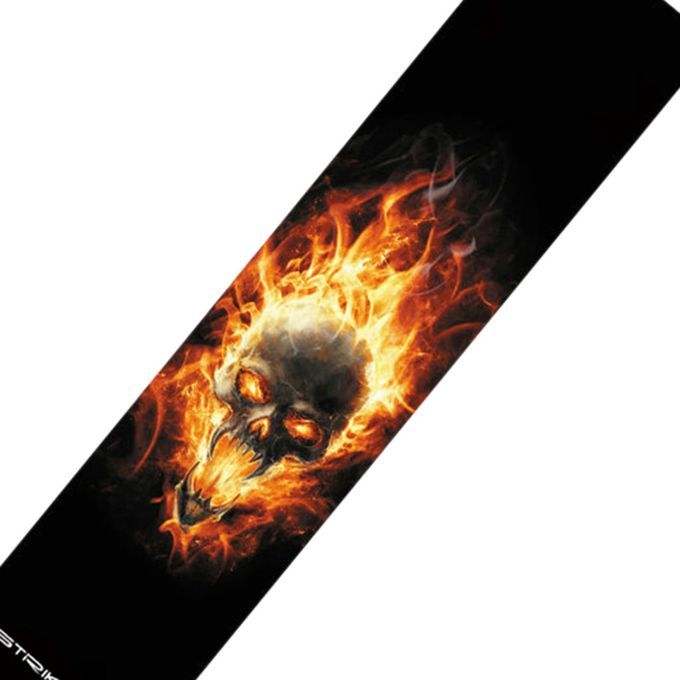 Fire Skull Longboard Skateboard Grip Tape Griptape Sheet Skull