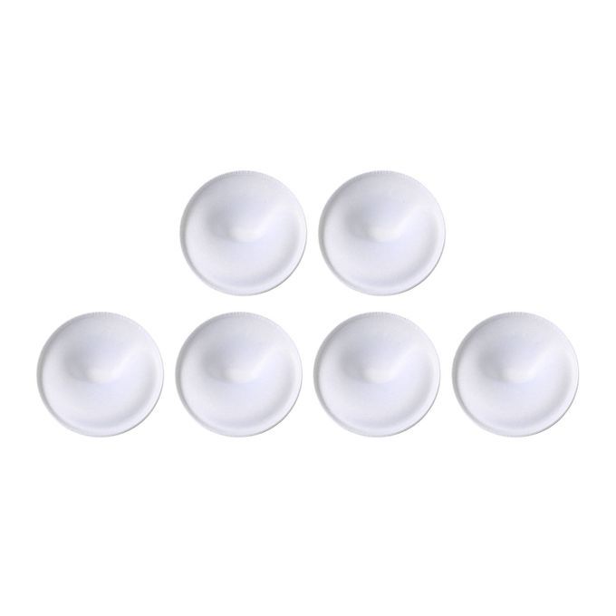 3 Pairs Bra Pads Inserts Sew In Sport Bra Cups For Bikini Top White