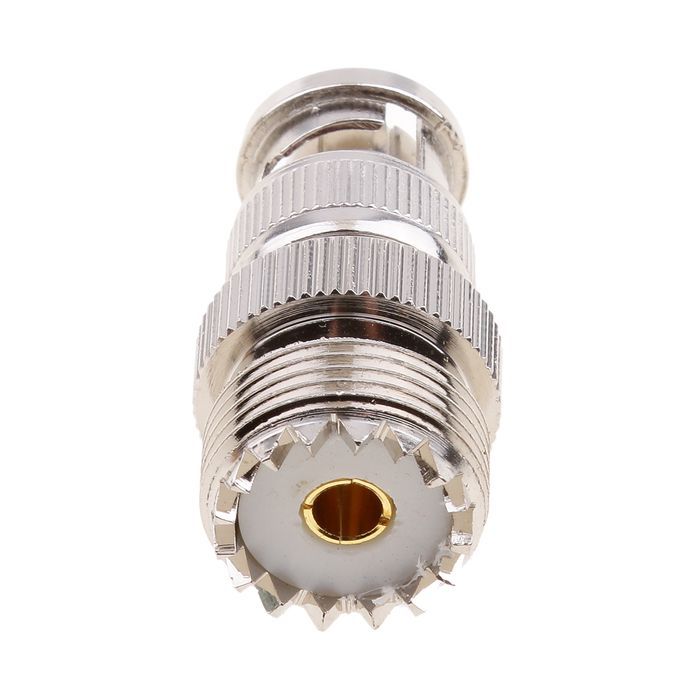 BNC Male To UHF Female Straight RF Coaxial Connector, UHF Female To