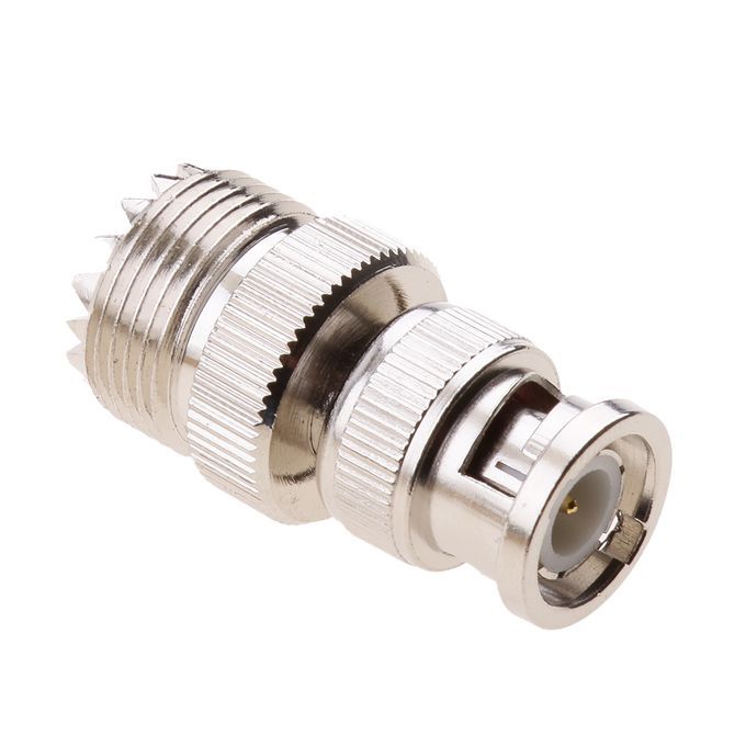 BNC Male To UHF Female Straight RF Coaxial Connector, UHF Female To