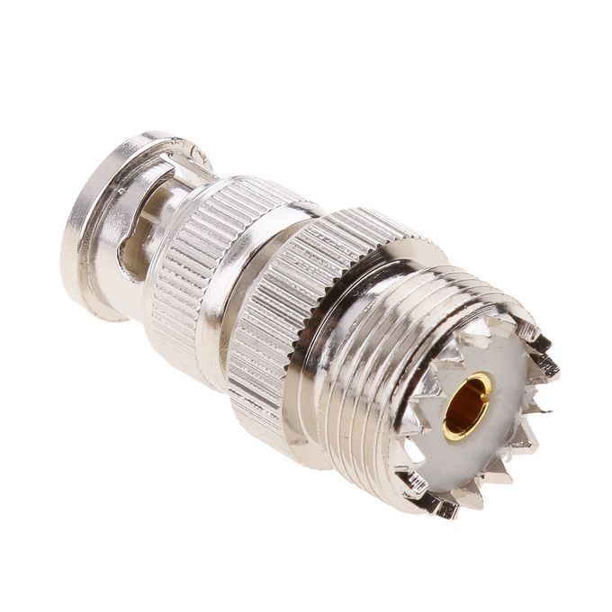 BNC Male To UHF Female Straight RF Coaxial Connector, UHF Female To