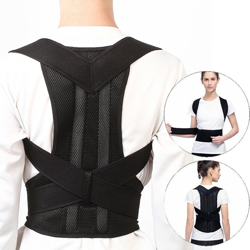 Plus Size 5XL Adult Back Posture Corrector Shoulder Lumbar  Spine Women Men Adjustable Correction Belt Corretor De Postura