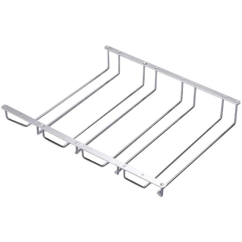 Four-Row Upside-Down Wine Glass Holder Creative Hanging