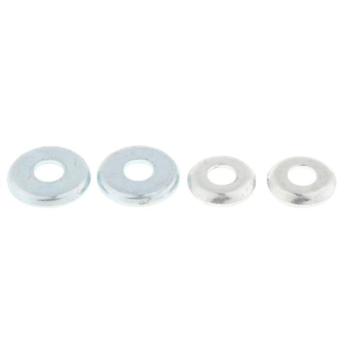 4Pcs Longboard Skateboard Aluminum Trucks  Silver Cylinder And Cone