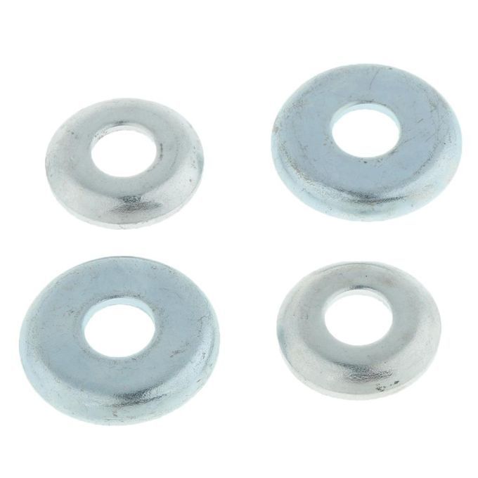 4Pcs Longboard Skateboard Aluminum Trucks  Silver Cylinder And Cone