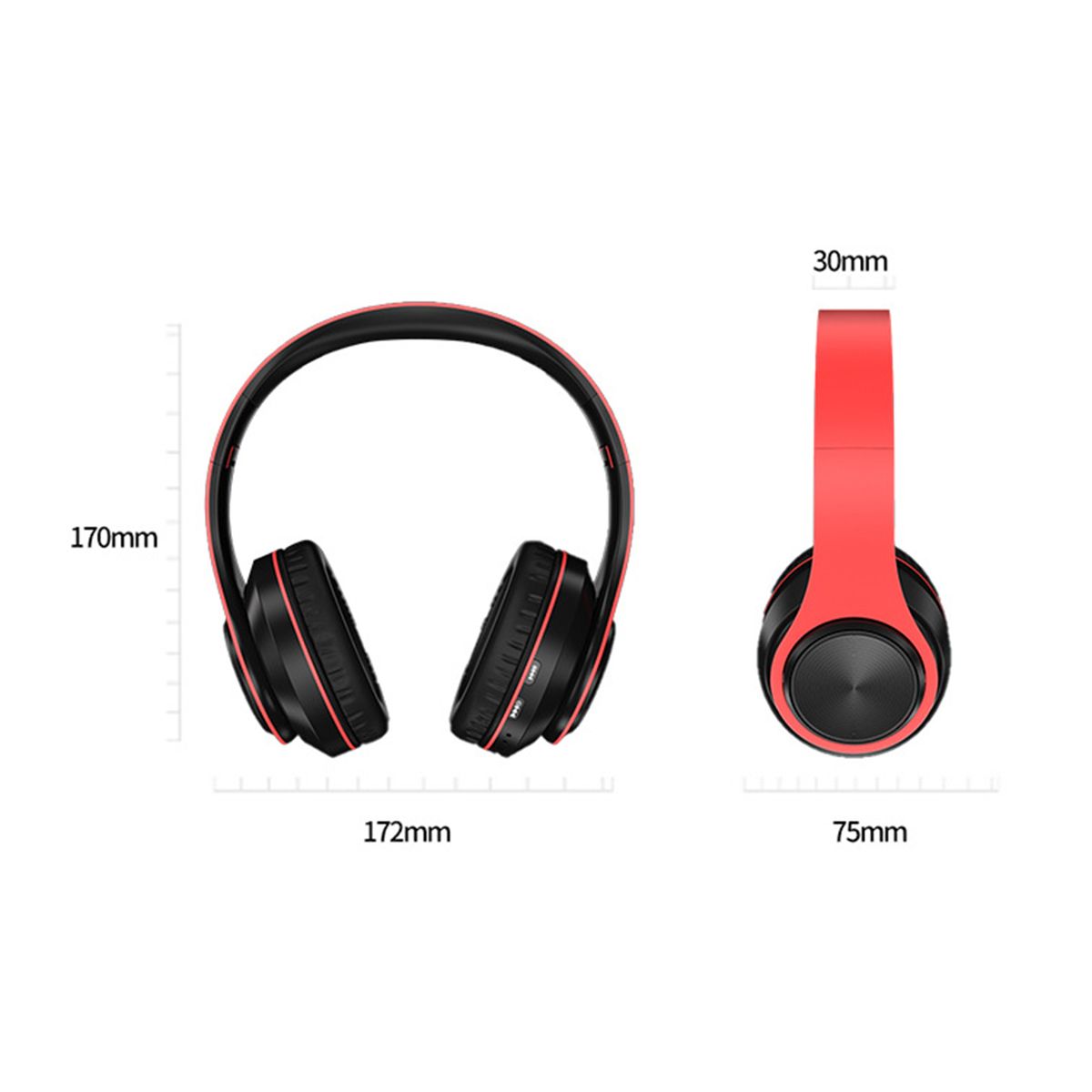 B39 Wireless Headphones Foldable Colorful Breathing-Blue