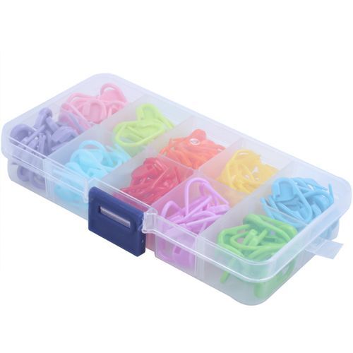 120 Pieces Knitting Crochet Locking Stitch Markers, 10