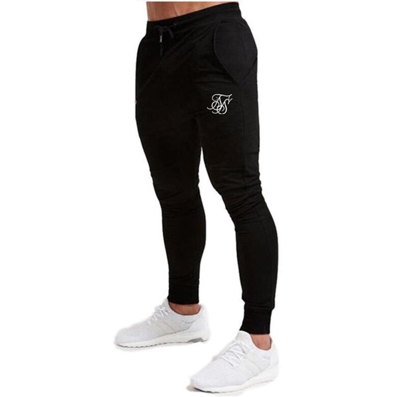 Sik Silk-High Quality Polyester Pants for Men Informal Shutters for Fitness Training Daily Sports Pants for Jogging