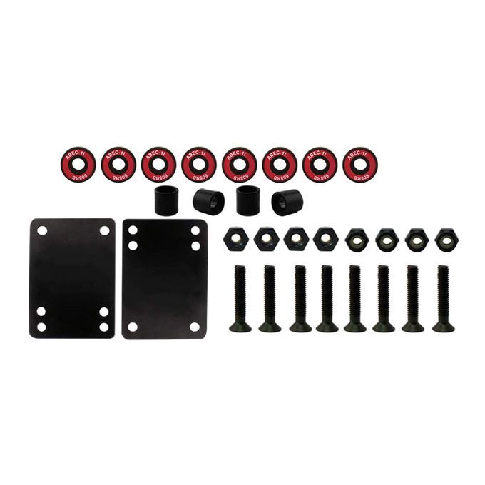 Skateboard Trucks Wheels Truck Bridge Hanger Wheel Roller Multi Black