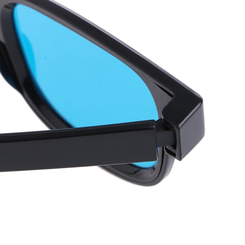 Universal 3D Glasses Black Frame Red Blue Eyeglasses Cyan