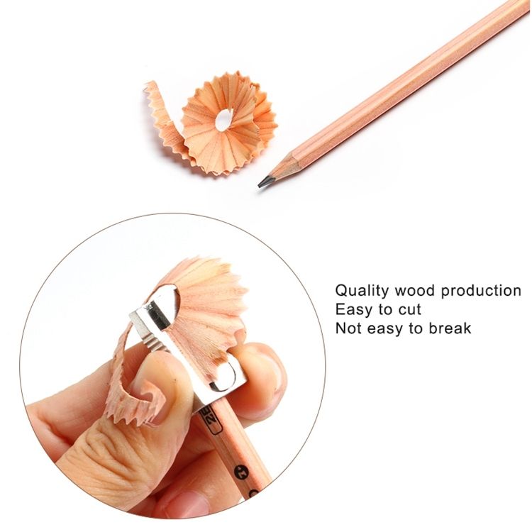 10 PCS Drawing Writing Sketch Wooden Pencil Pre-sharpened 2B Art Graphite Pencils