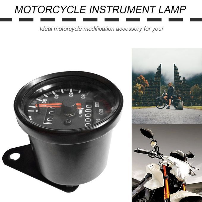 Motor Y Le  Meter Odometer   Dual Speed Meter With L D Indi Ator-black-monkey