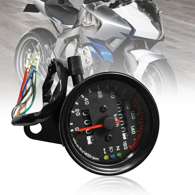 Motor Y Le  Meter Odometer   Dual Speed Meter With L D Indi Ator-black-monkey