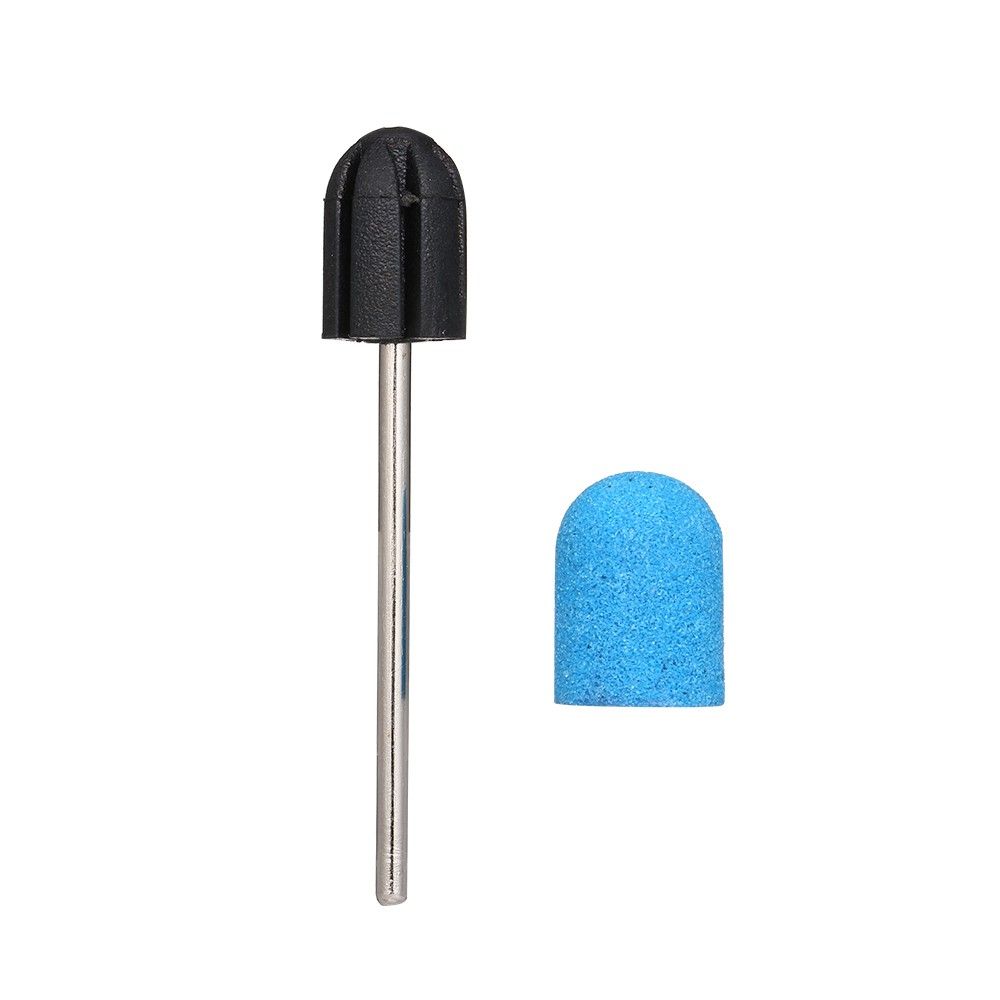 20PCS #120 Grit Nail Drill Bits Sanding Caps With 1 Grip