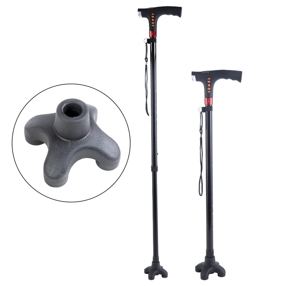 Cane Rubber Tips Replacement Walking Sticks Tips Accessory For Style B