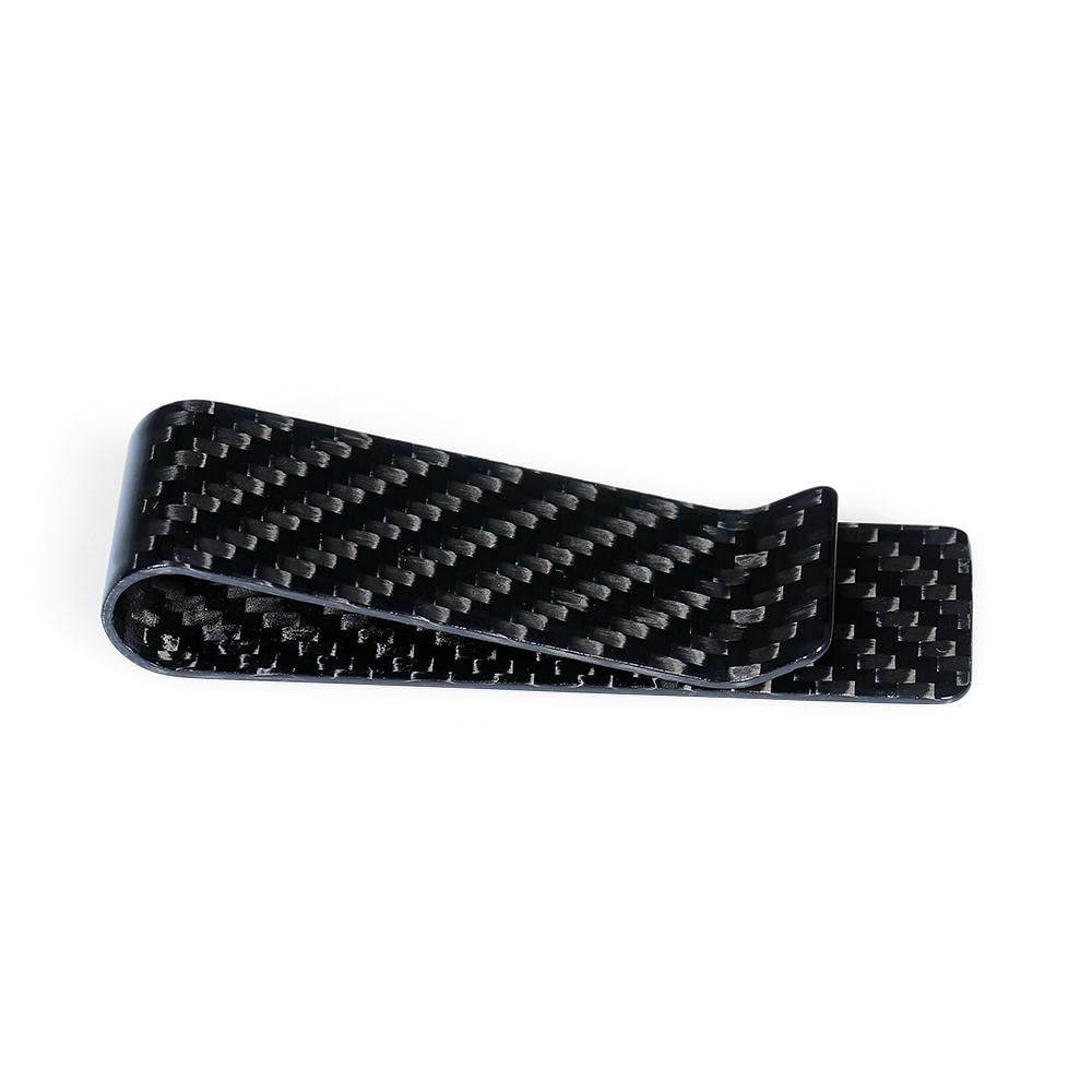 Carbon Fiber Money Clip Classic Design Slim Card Holder Super Handy Mini Size