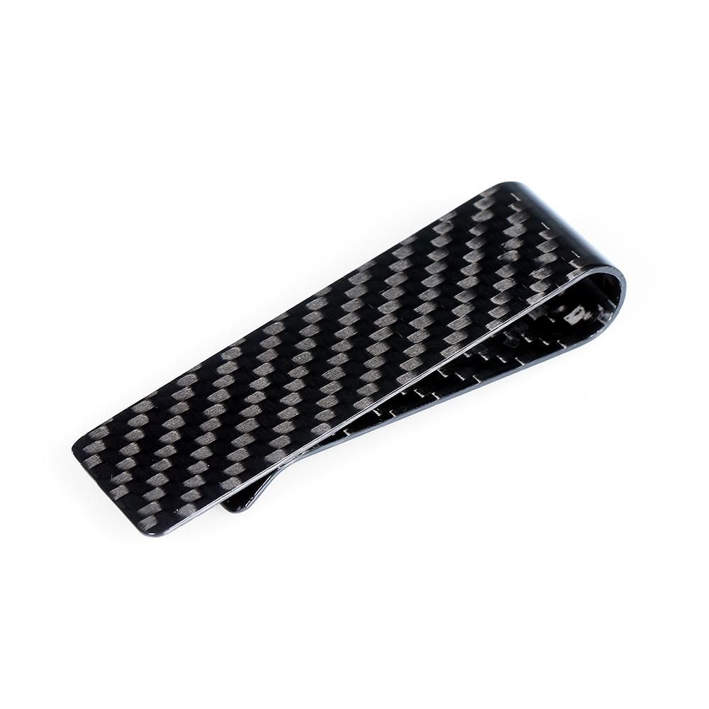 Carbon Fiber Money Clip Classic Design Slim Card Holder Super Handy Mini Size