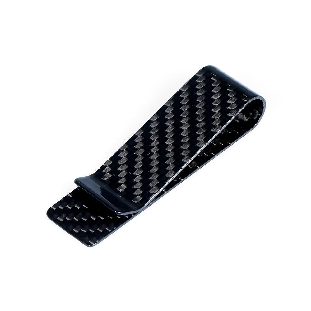 Carbon Fiber Money Clip Classic Design Slim Card Holder Super Handy Mini Size