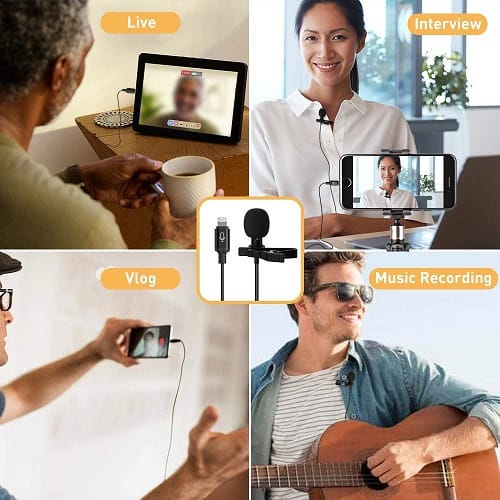 Professional  Lavalier Lapel Microphone For iPhone