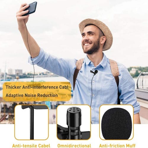 Professional  Lavalier Lapel Microphone For iPhone