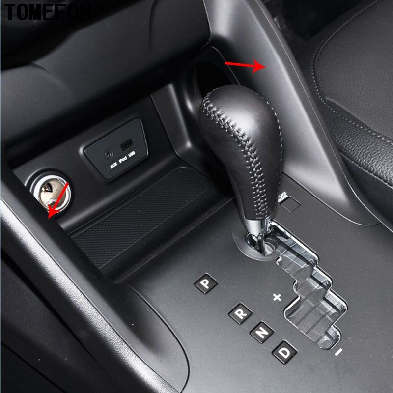 Tomefon For Hyundai Tuscon Ix35 Abs Chrome Car Inner Gear