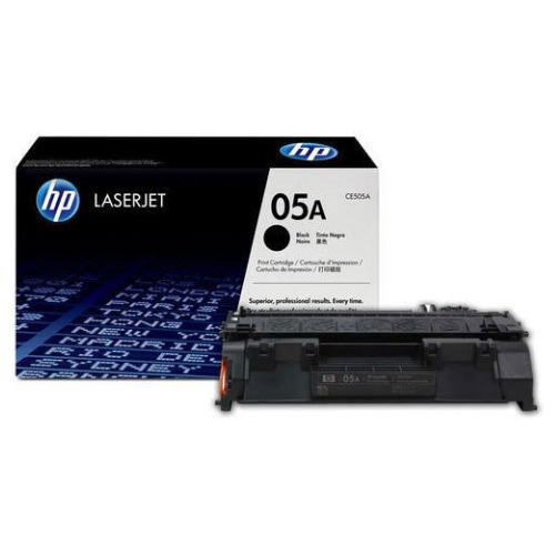 Hp 05a Black Original Laserjet Toner Cartridge, Ce505a