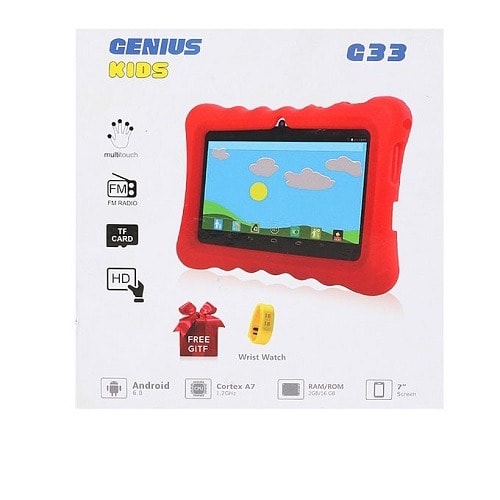 G33 Kids Tablet - 7" - 16GB ROM - 2GB RAM - WiFi - Zoom Enabled - Blue