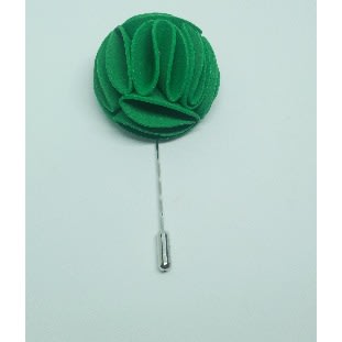 Green Classic Lapel Brooch