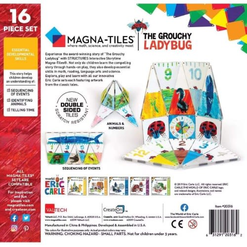 The Grouchy Ladybug, Magna Tiles