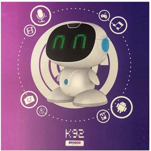 K92 Kids Smart Robot 7" Learning Tablet 2GB RAM - 32GB ROM With 2 Karaoke Mic - White