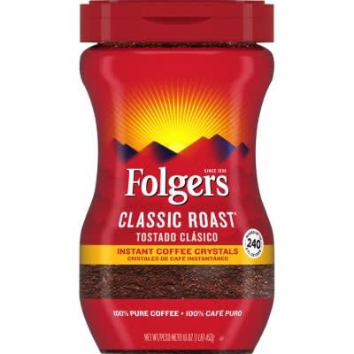 Folgers Instant Coffee Crystals  -   226g