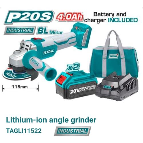 Cordless Lithium-ion Angle Grinder with 4.0ah Batteries - Tagli11522
